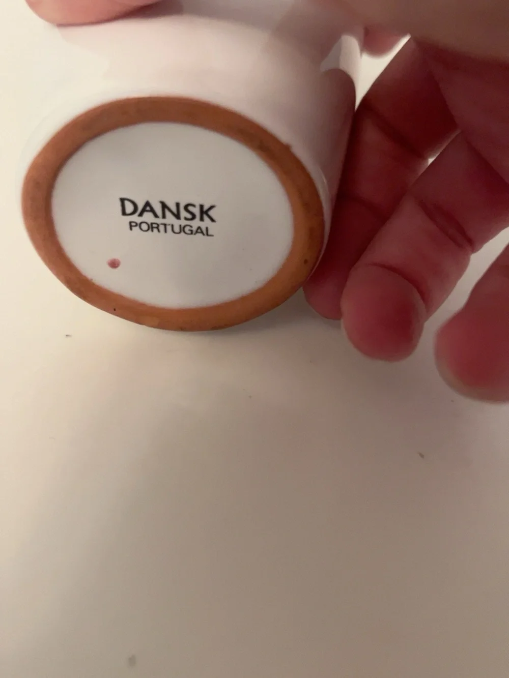 Dansk Portugal Hand-Painted Ceramic Vase – 6 Inches